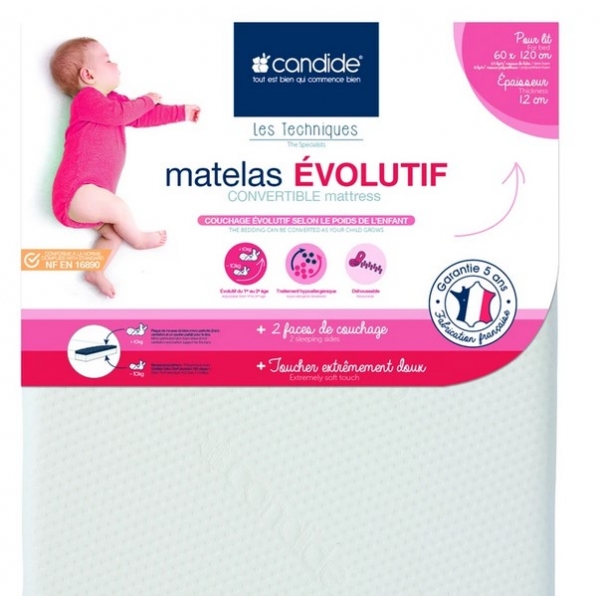 Продукт Candide - Матрак Следващ Растежа На Бебето 60X120x12 см. - 0 - BG Hlapeta